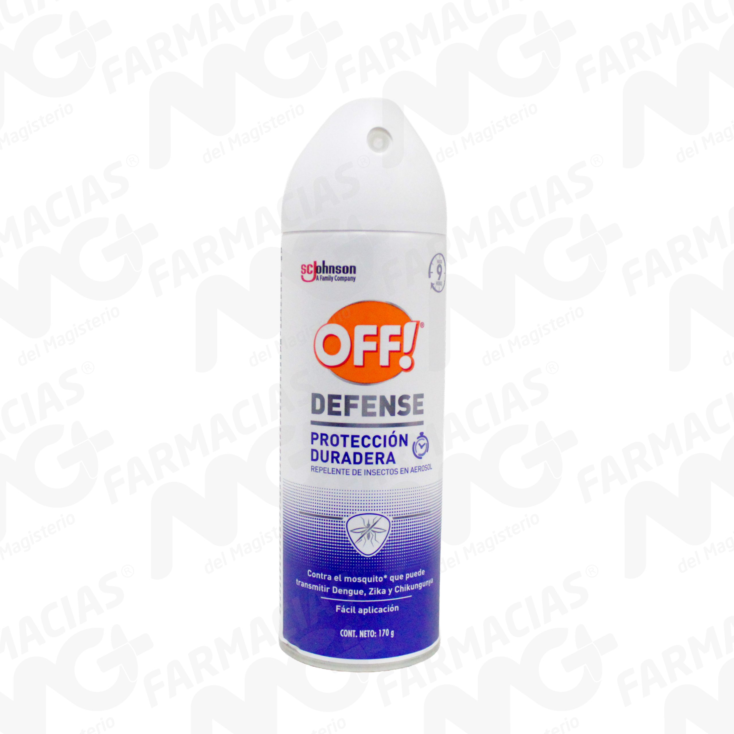 OFF DEFENSE REPELENTE SPRAY 177 ML