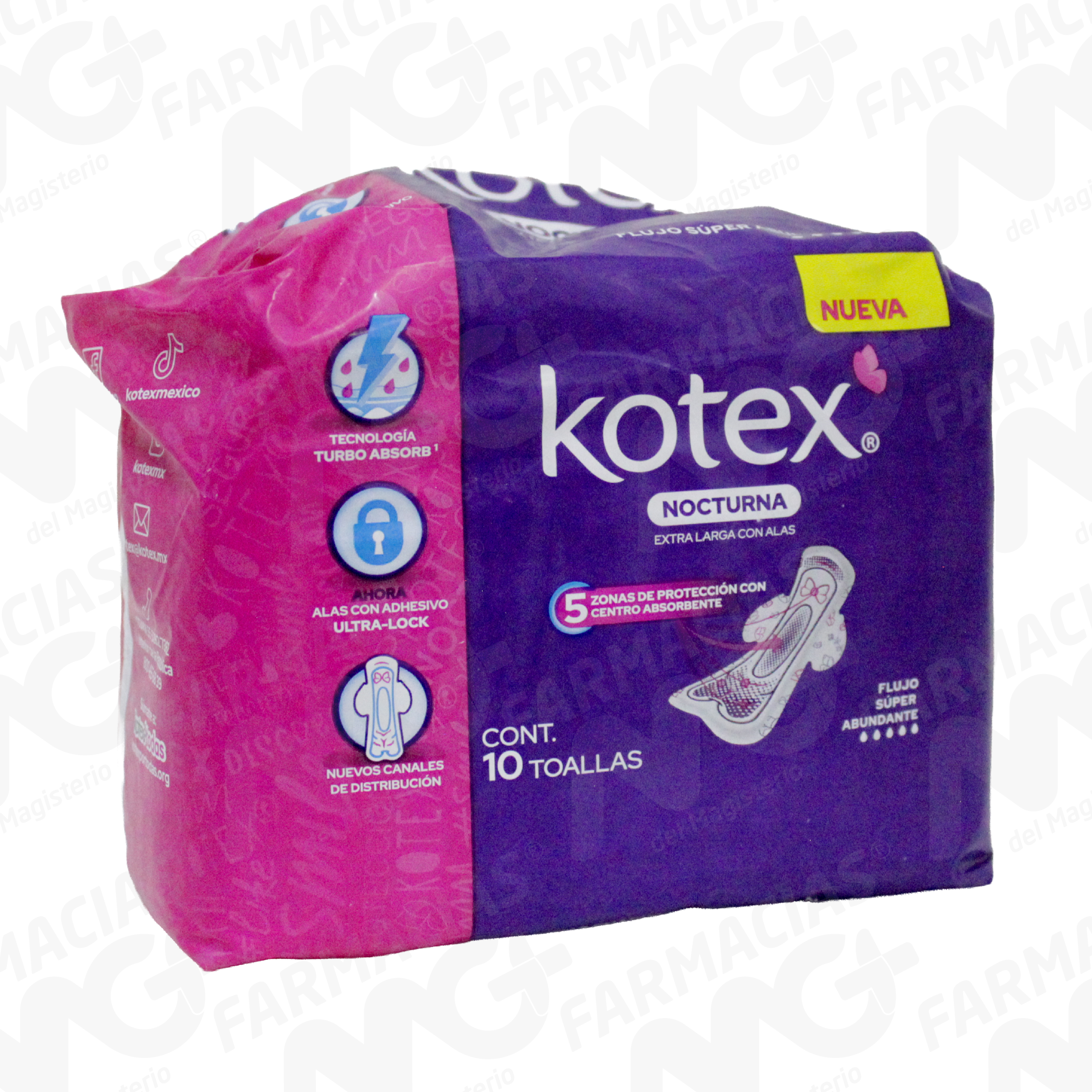 KOTEX FREE&SOFT NOCTURNA C10