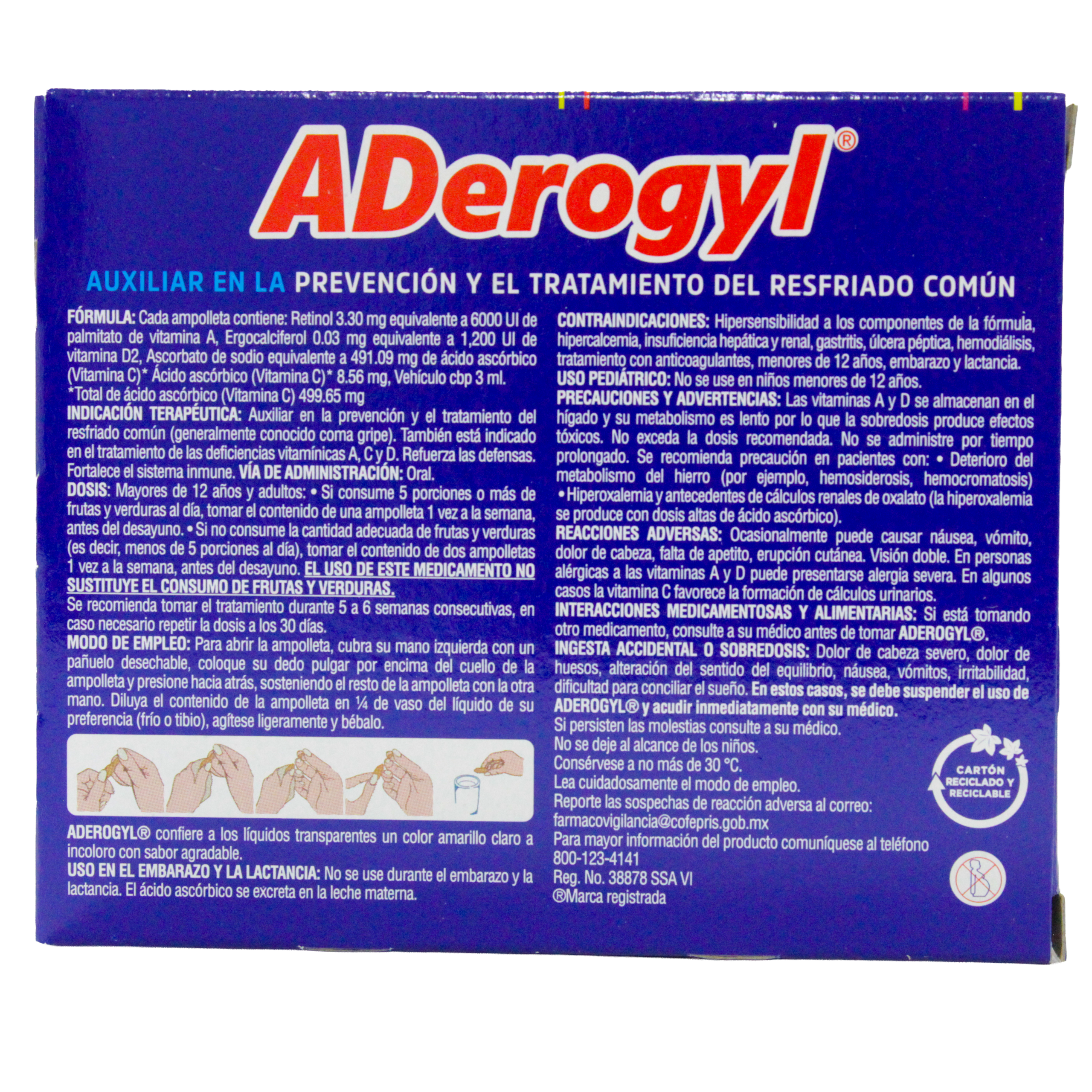 ADEROGYL 15 ORAL 5X3 ML